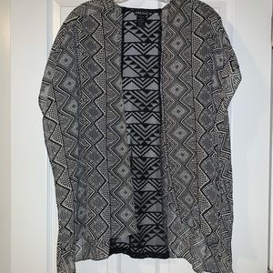 Black and white coverup